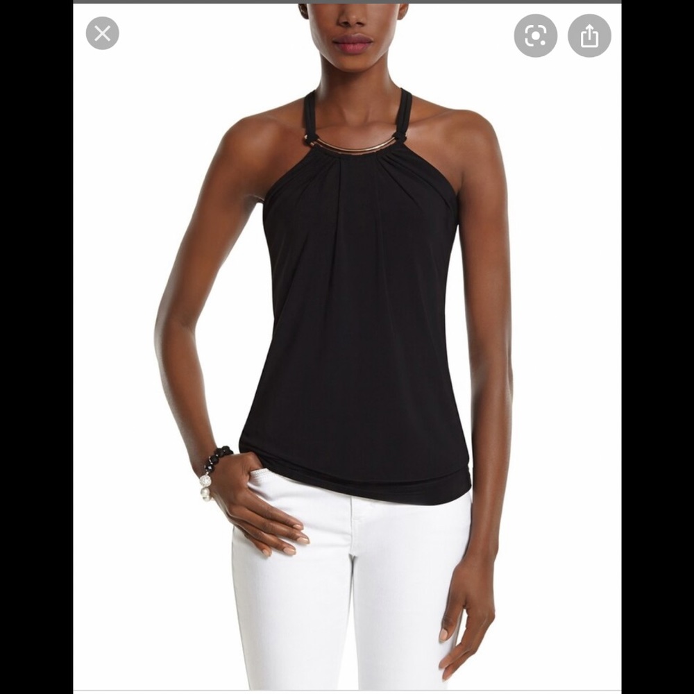 Halter black top